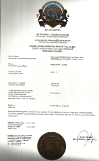 S2000 QA Technic quality certificate