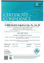 S2000 OHSAS 18001 quality certificate