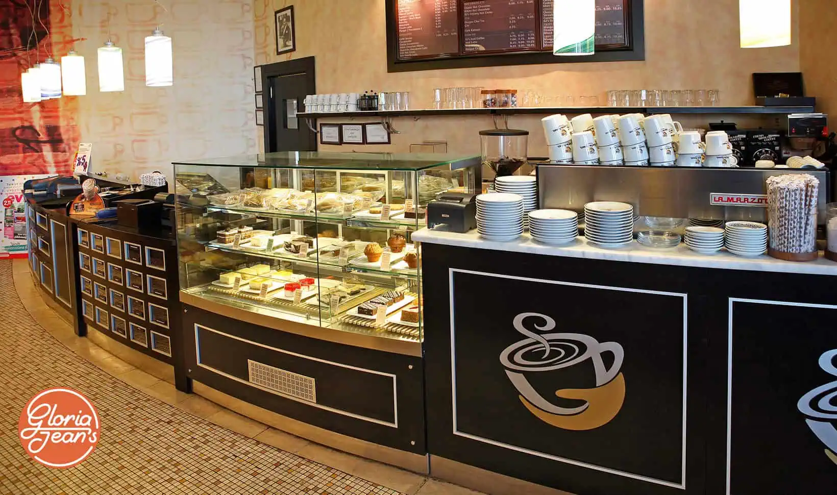 GLORIA JEAN'S Cafe Cold Display Unit