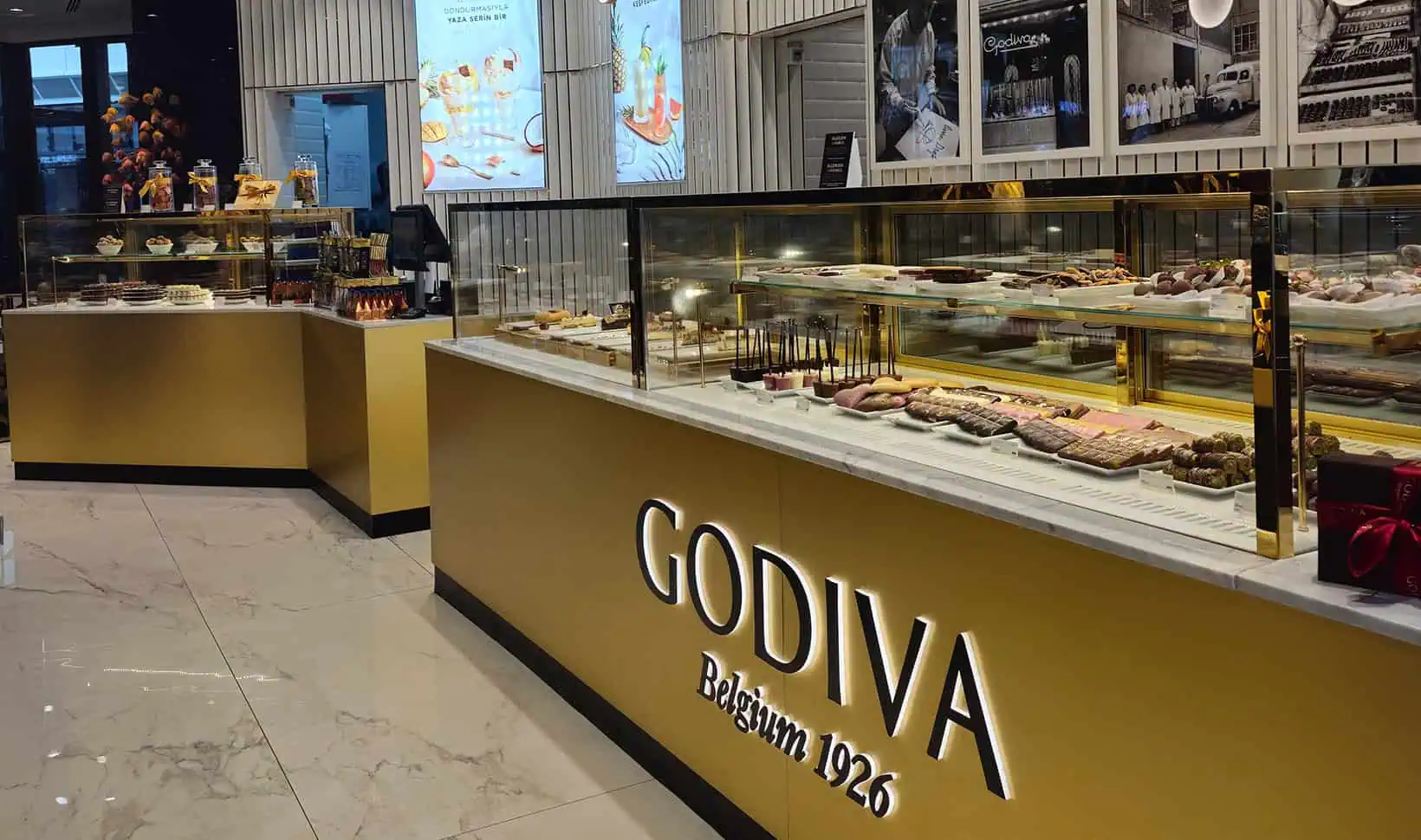 Godiva Chocolate Display Cabinet
