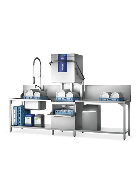 2 Level Hood Type Dishwasher