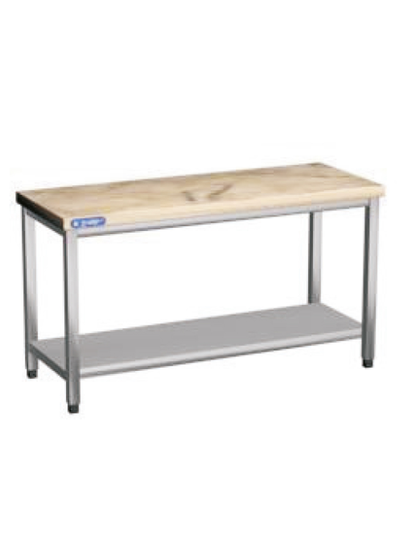 Marble top, with bottom shelf, without up-stand