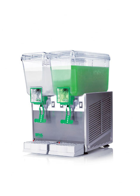 Bras Double Bowl Cold Drink Dispenser