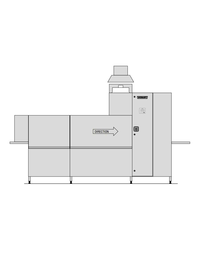 Hobart Premium Rack Type Dish Washing Machine With Dryer