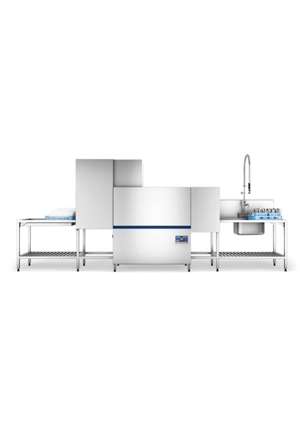 Hobart Two Tank Rack Type Dish Washing Machine With Dryer