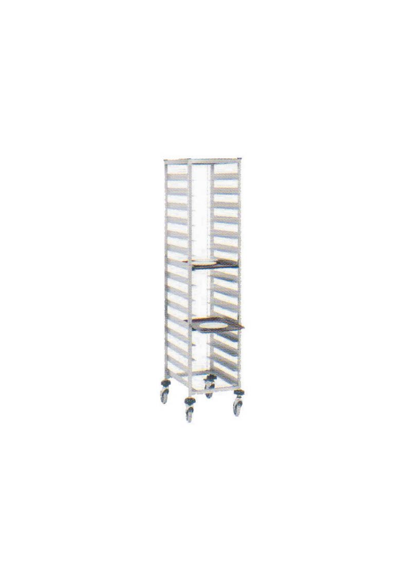 Kirli Servis Tepsi Arabası 40x28cm Tepsi İçin