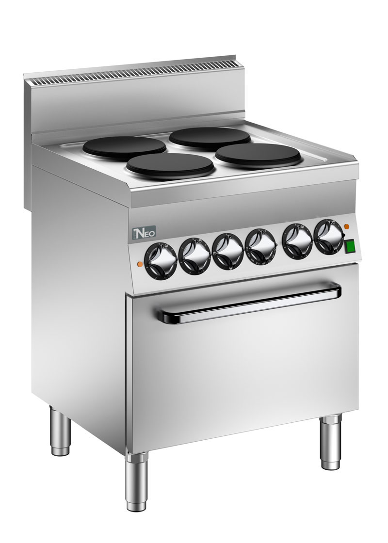 600 Series 4 Round Plates On Electric Cooker