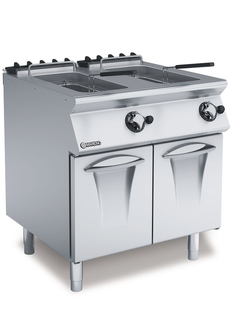 700 Series 15+15 Lt. Double Wells Gas Deep Fat Fryer