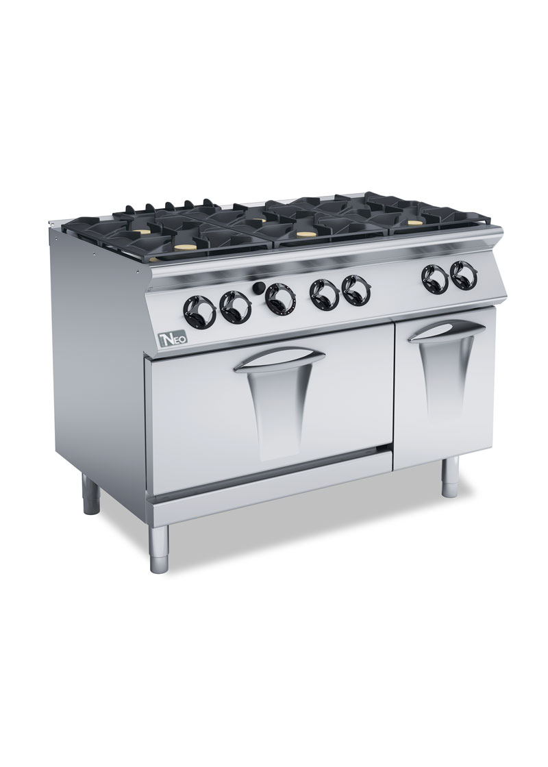 700 Series 6 Open Burner On Elektric Oven