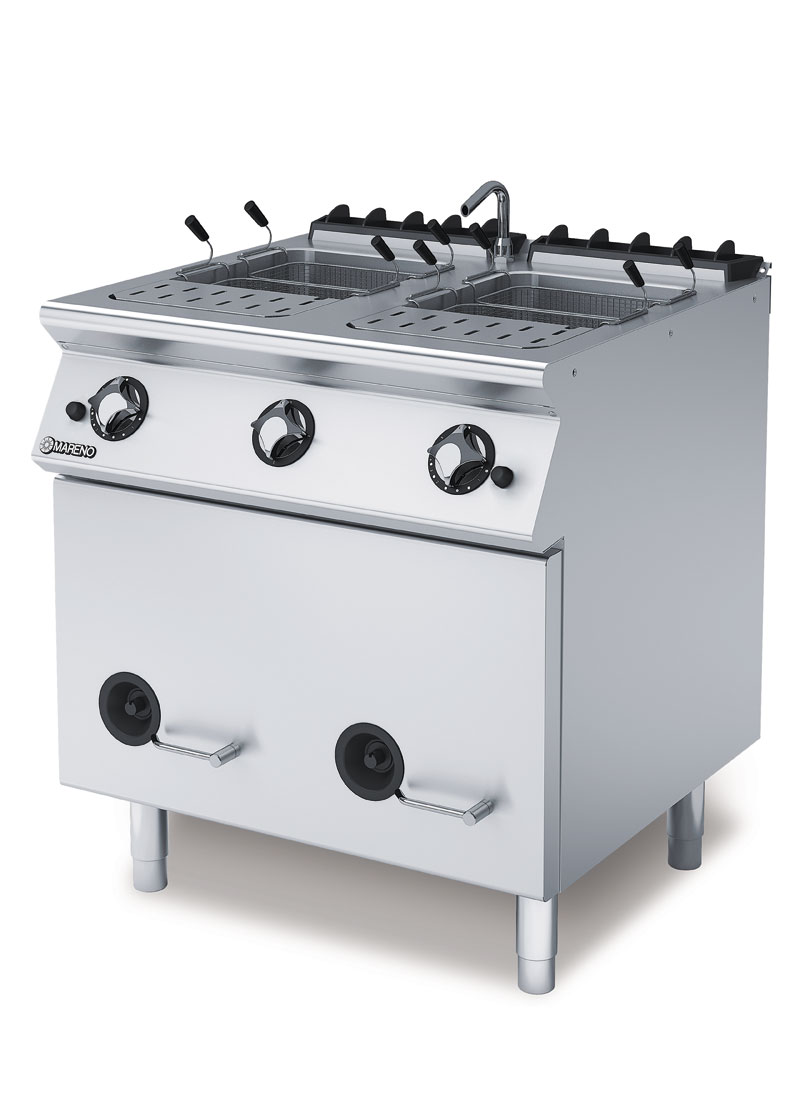 900 Series Gas Pasta Cooker 2x42 Lt. Well