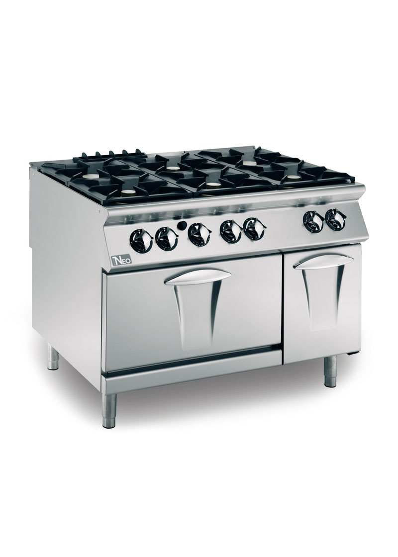 900 Series 6 Open Burner On Gas Oven