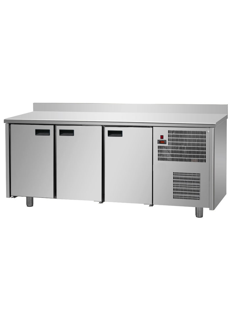 S2000 600 Serisi Tezgah Tip Üç Kapılı Soğuk Dolap - T-188-3K-NT-V - 188x60x85 cm