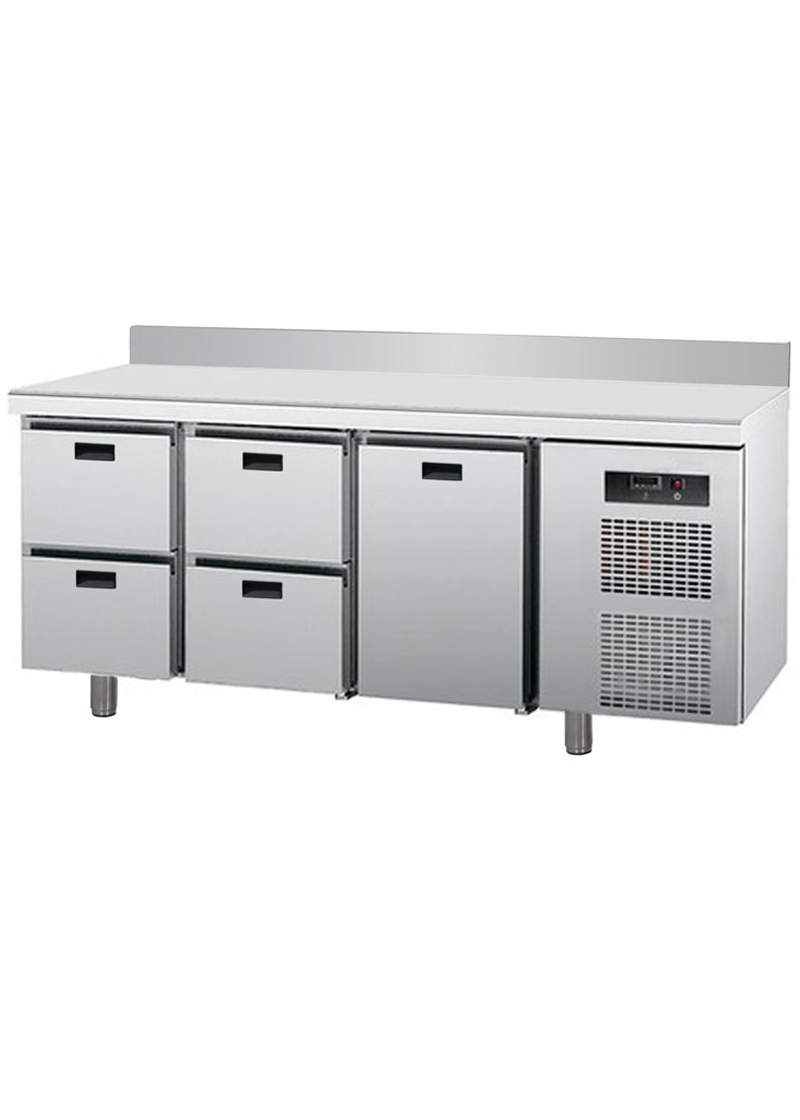 S2000 Bench Type With Drawers 1 Door + 4 Drawers Refrigerator