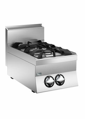 600 Series 2 Open Burner On Gas Cooker - 40x65x29,5 cm - C64G
