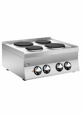 600 Series 4 Round Plates Electric Cooker - 70x60x29,5 cm - C67E