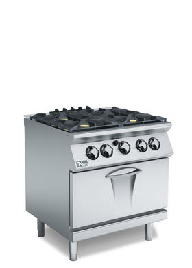 700 Series 4 Open Burner On Gas Oven 80x73x87 cm - PC78GFG