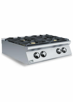700 Series 4 Open Burner On Gas Cooker - 80x73x25 cm - PC78GT