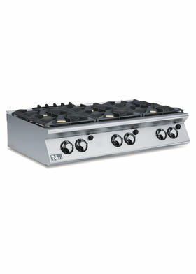 700 Series 6 Open Burner On Gas Cooker - 120x73x25 cm - PC712GT