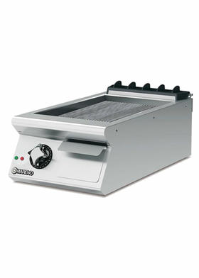 700 Series Electric Fry-Top With Ribbed Fry Plate - 40x73x25 cm - FT74ERCST