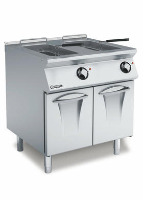 900 Series 15+15 Lt. Double Wells Electric Deep Fat Fryer - 80x90x87 cm - FR98E15A