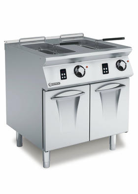 900 Series 22+22 Lt. Double Wells Electric Deep Fat Fryer - 80x90x87 cm - FR98E22KA