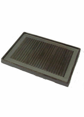 900 Series Ribbed Cast Iron Hot Plate - 30x35x4 cm - AP96R