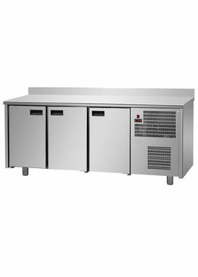 S2000 600 Serisi Tezgah Tip Üç Kapılı Soğuk Dolap - T-188-3K-NT-V - 188x60x85 cm