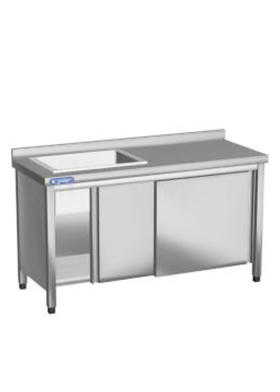 Sink Unit on cupboard with doors (70) - TED-14