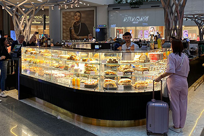 Obica pasta teşhir dolabı